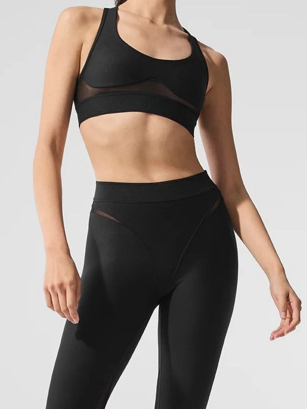 ZASUWA Female Sexy Sheer Mesh Push Up Hip-lift Leggings