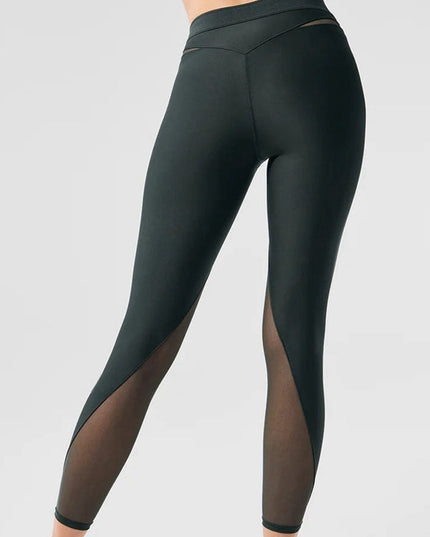 ZASUWA Female Sexy Sheer Mesh Push Up Hip-lift Leggings