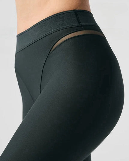 ZASUWA Female Sexy Sheer Mesh Push Up Hip-lift Leggings