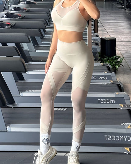 ZASUWA Female Sexy Sheer Mesh Hip-lift Leggings